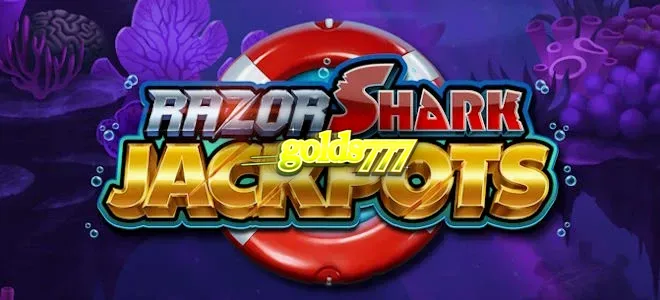 Tampilan visual slot Razor Shark Jackpots dengan tema bawah laut yang tajam.